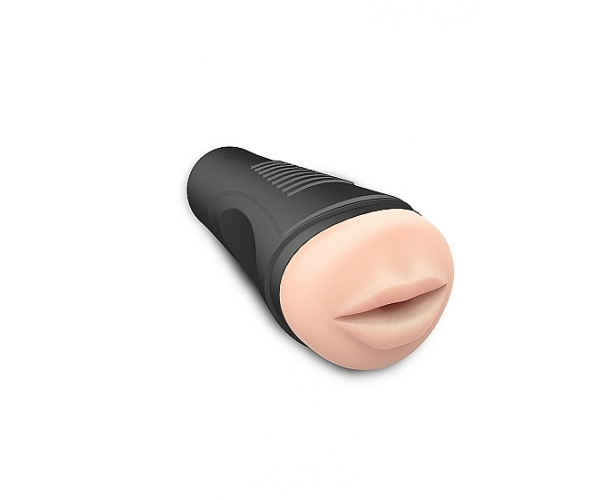 Shotsmedia Self Lubrication XL Oral - мастурбатор-ротик, 24х1.3 см  (телесный) от ero-shop