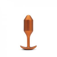 B-Vibe Snug Plug 2 Medium Limited Edition Sunburst Orange - Анальная пробка из лимитированной коллекции, 11х3.1 см (оранжевый)