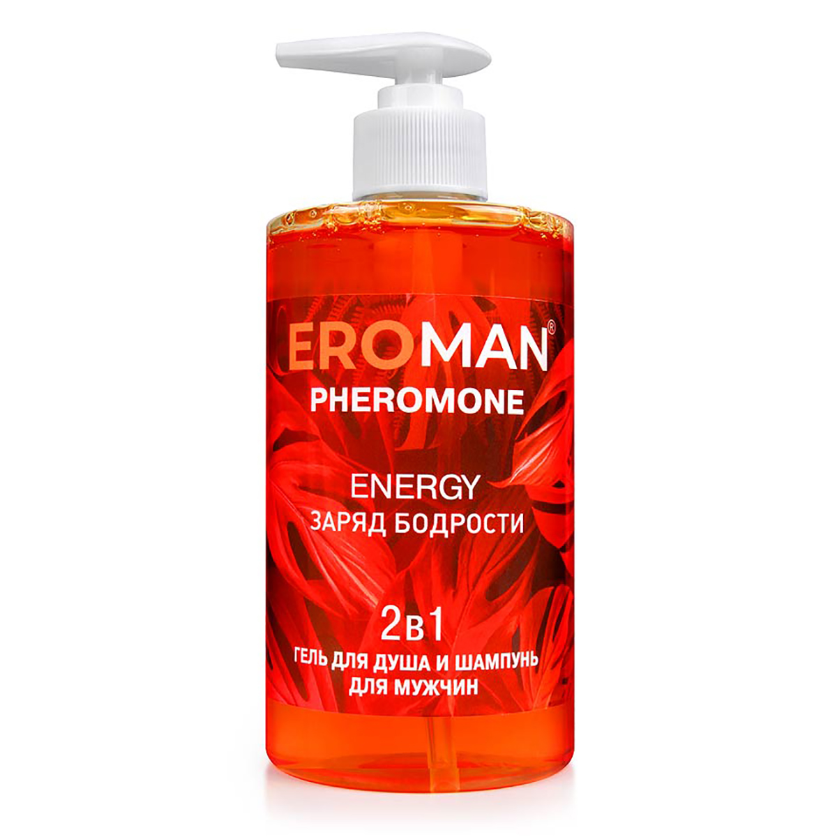 Биоритм Eroman Energy - Гель для душа и шампунь с феромонами, 430 мл