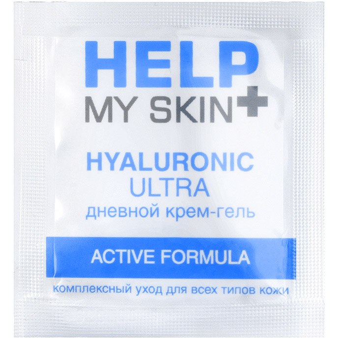 Биоритм Help my skin hyaluronic - Дневной крем-гель для лица, 3 г