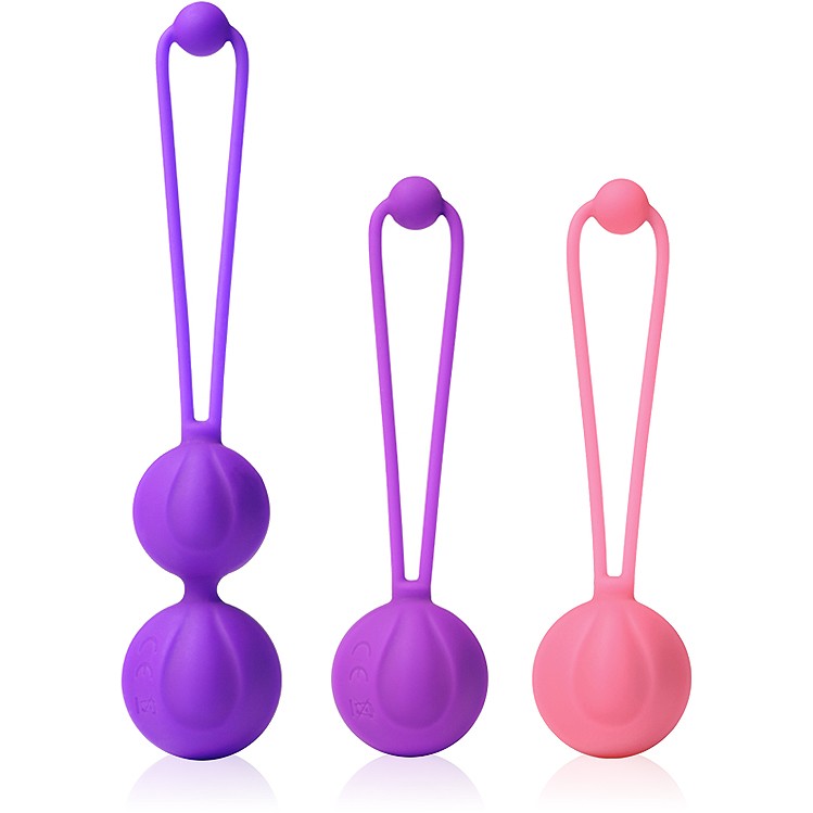 Aixiasia - Набор вагинальных шариков с разным весом, 3.5 см