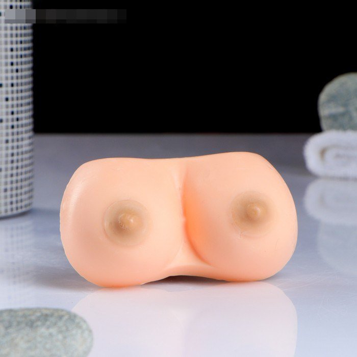Сима-Ленд - Фигурное подарочное мыло в виде женской груди, 75 г