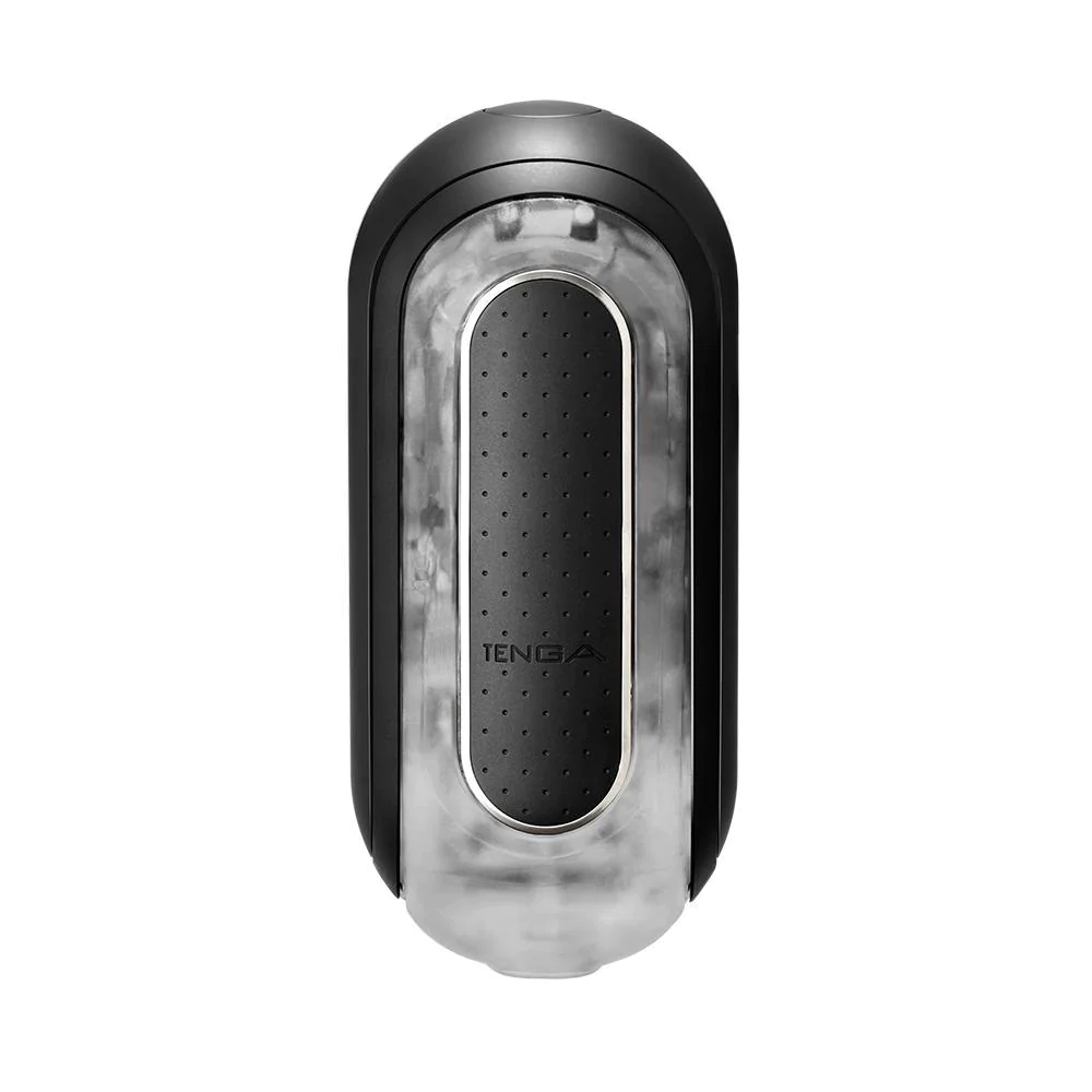 Tenga Flip Zero Gravity раскладной мастурбатор с вибрацией, 18х5 см (черный)