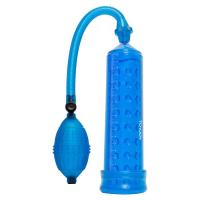 Toy Joy Power massage pump W.Sleeve - Помпа для члена, 20х5.5 см (голубой)