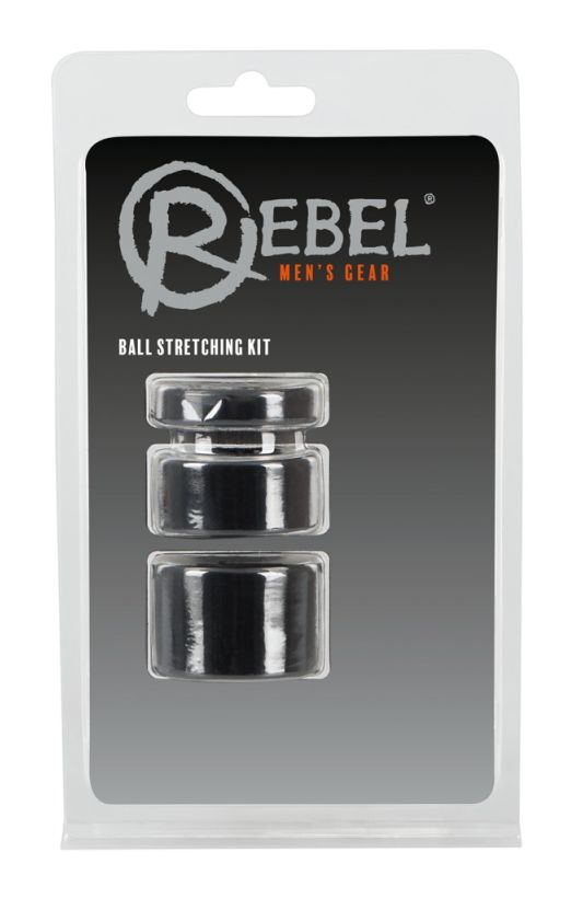 Rebel Ball Stretching Kit - Набор для утяжки мошонки (черный)
