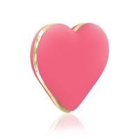 Rianne S Heart Vibe виромассажер в форме сердца 10 режимов, 5х5.5 см (розовый)
