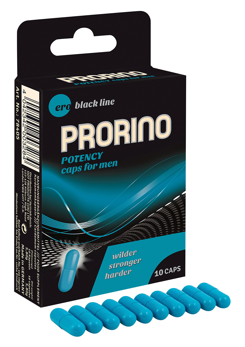 Prorino Potency Caps - мужские капсулы для повышения потенции, 10 шт