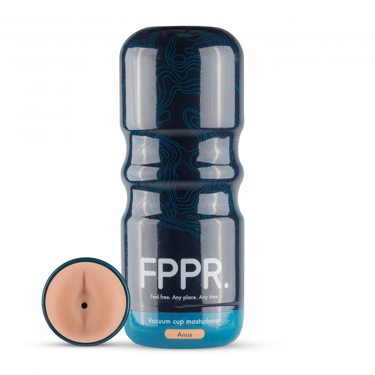 FPPR Anus Masturbator мастурбатор анус, 18х4.5 см (кофе мокка)