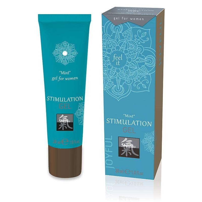 Shiatsu Stimulation Gel Mint - Возбуждающий интимный гель с ароматом мяты, 30 мл