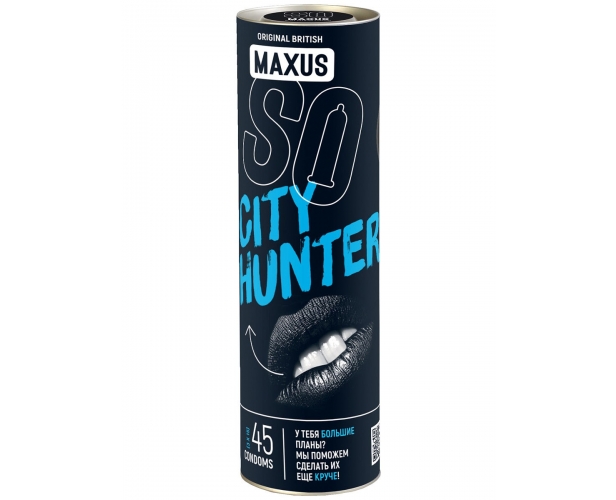 City Hunter Maxus - промо-набор презервативов, 3 уп.х15 шт.