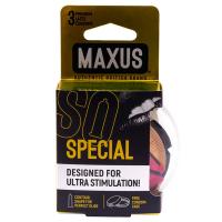 Maxus Special №3 - Точечно-ребристые презервативы (3шт)