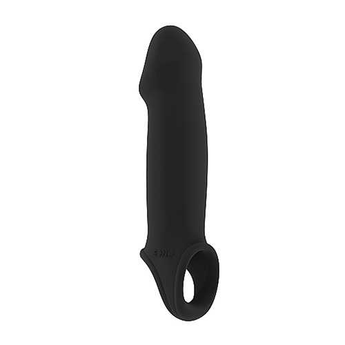 Удлиняющая насадка Stretchy Penis Extension No.33, +2,5 см (чёрный)