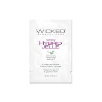 Wicked Simply Hybrid Jelle - Гель-лубрикант на водно-силиконовой основе, 3 мл