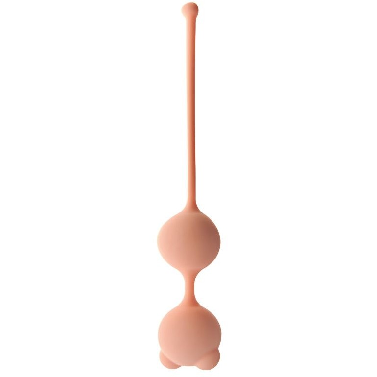 Le Frivole Lyra beta - Игривые вагинальные шарики, 16.5х2.7 см (бежевый)