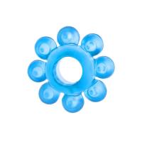 ToyFa - Эрекционное кольцо в форме цветка, 1.5 см (голубой)