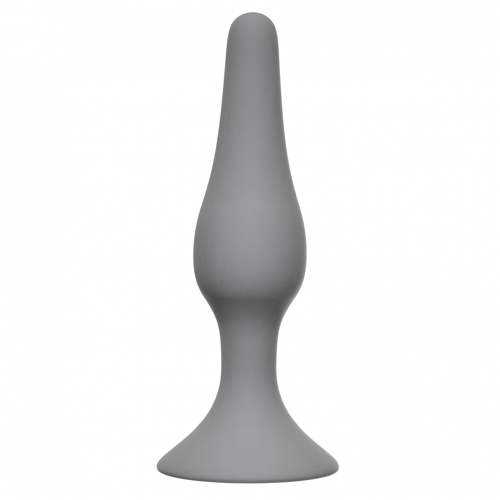 Slim Anal Plug Medium - Анальная пробка, 11,5 см (серый)