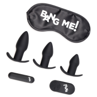 Bang! 28X Backdoor Adventure Remote Control 3 Piece Butt Plug Vibe Kit - набор для анальных стимуляторов