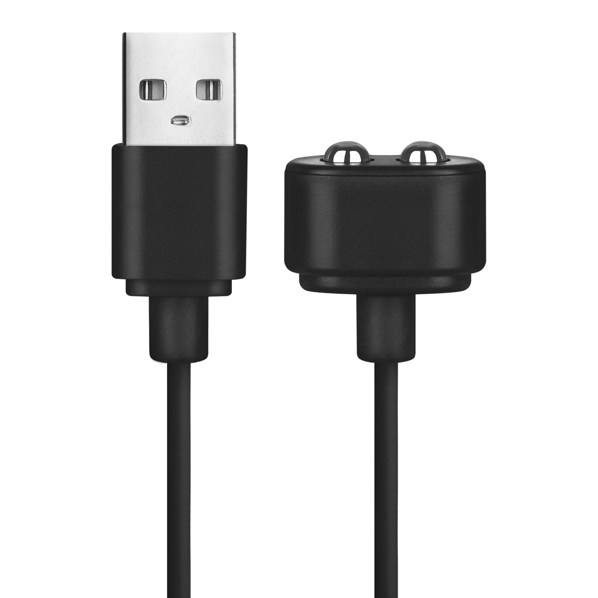Satisfyer USB Charging Cable white кабель для зарядки для вибромассажеров Satisfyer, 110 см (чёрный) - фото 1