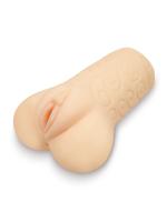 Браззерс - мастурбатор-вагинка с двумя дырочками, 18х12 см