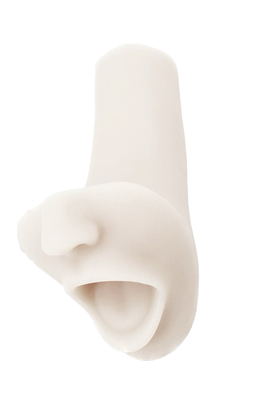 CNT Deep Throat Stroker реалистичный мастурбатор ротик, 15 см (бежевый) - фото 1