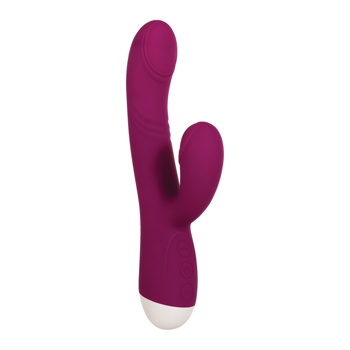 DOUBLE TAP - Вибромассажер-кролик, 22,3 см (фиолетовый) - фото 1