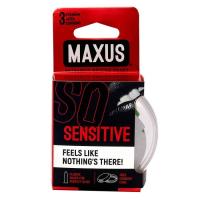 Maxus Sensitive - Ультратонкие презервативы в пластиковом кейсе (3 шт)