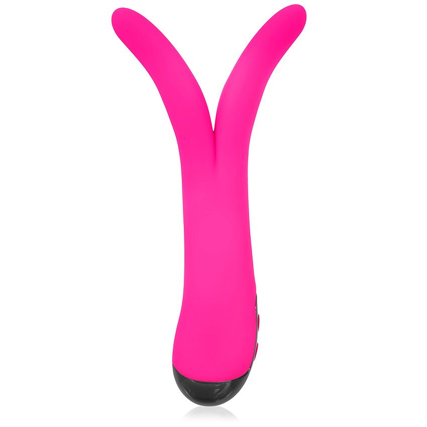 Cosmo Orgasm перезаряжаемый сплит-вибратор, 22х3 см (розовый) - фото 1