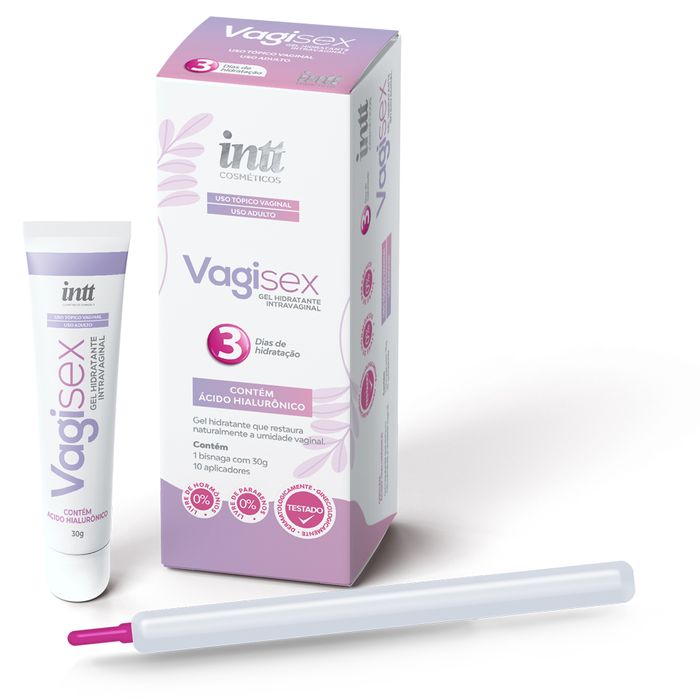 Intt Vagisex - вагинальный увлажняющий гель-смазка с гиалуроновой кислотой, 30 г
