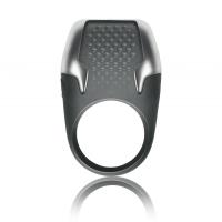 Rocks-Off Climaximum Tyro перезаряжаемое эрекционное кольцо с вибрацией, 4.5 см (серый)