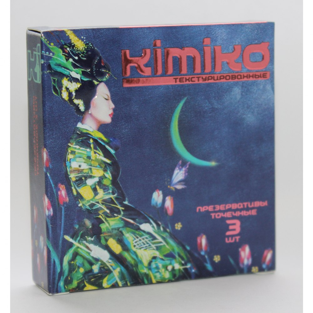 Kimiko - Текстурированные презервативы, 3 шт