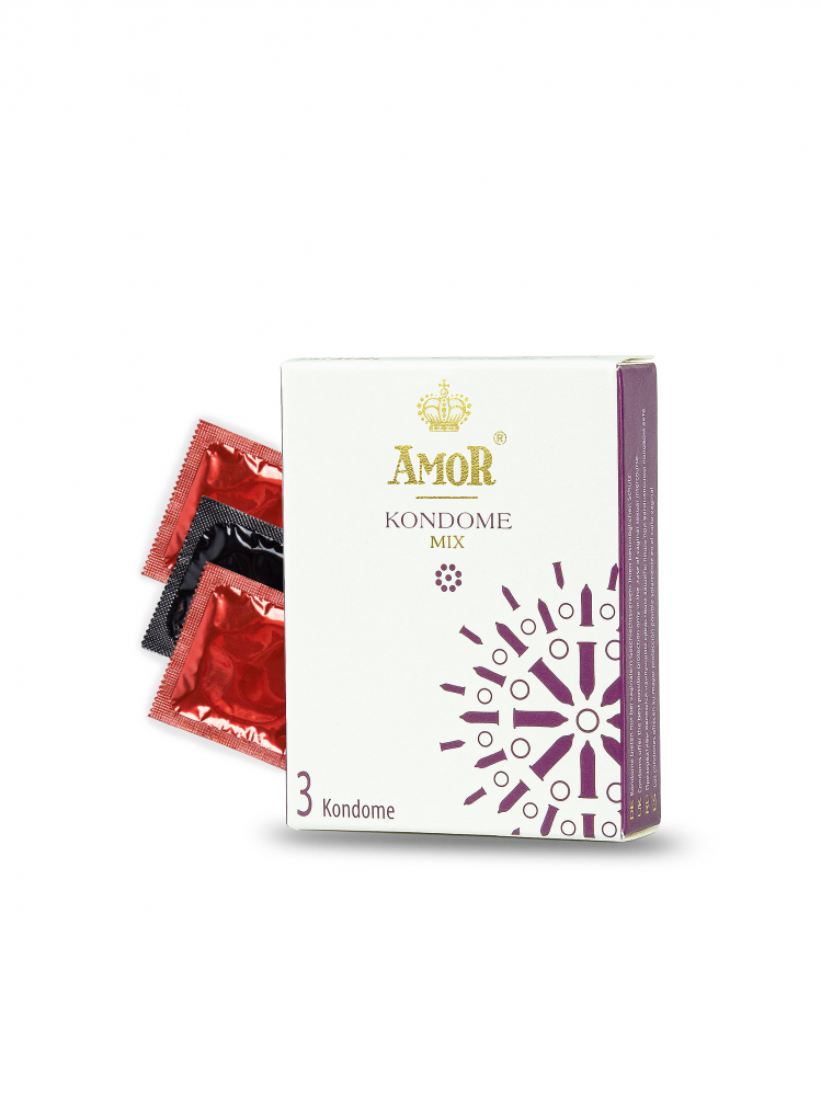 Amor Mix №3 набор из разных презервативов, 3 шт - фото 1