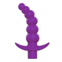 Sweet Toys - Вибрирующая анальная елочка с ограничителем, 10.8 см (фиолетовый)