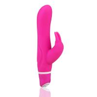 Erotic Fantasy - Мощный вибратор-кролик с 7 функциями, 12х3 см (розовый)