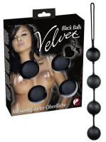 Velvet - Orion - Анальные шарики, 33 см (черный)