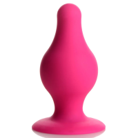 Squeeze-It - мягкая гибкая анальная пробка, S 7.4х3.6 см