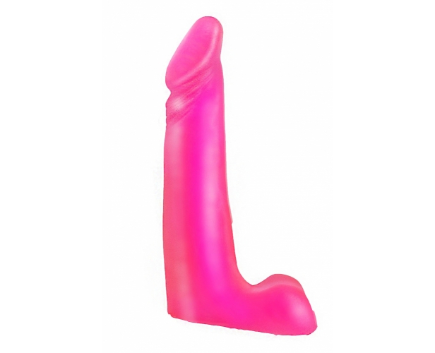 Насадка для страпона Harness, с сужающейся головкой - 17.8 см (розовый) - фото 1
