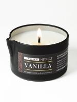 Natural Instinct Ваниль массажная свеча с феромонами и ароматом ванили, 70 мл