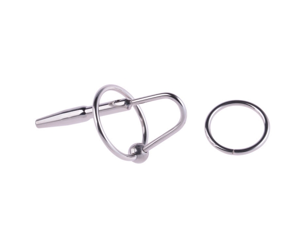 Стимулятор для уретры с кольцами от Notabu, 8.7 см