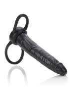 Accommodator Dual Penetrators - Насадка на пенис для анальной стимуляции, 13х3.25 см (черный)