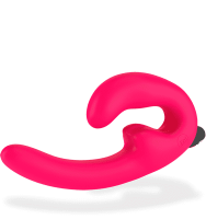 Безремневой страпон Fun Factory Sharevibe, 10 см (розовый)