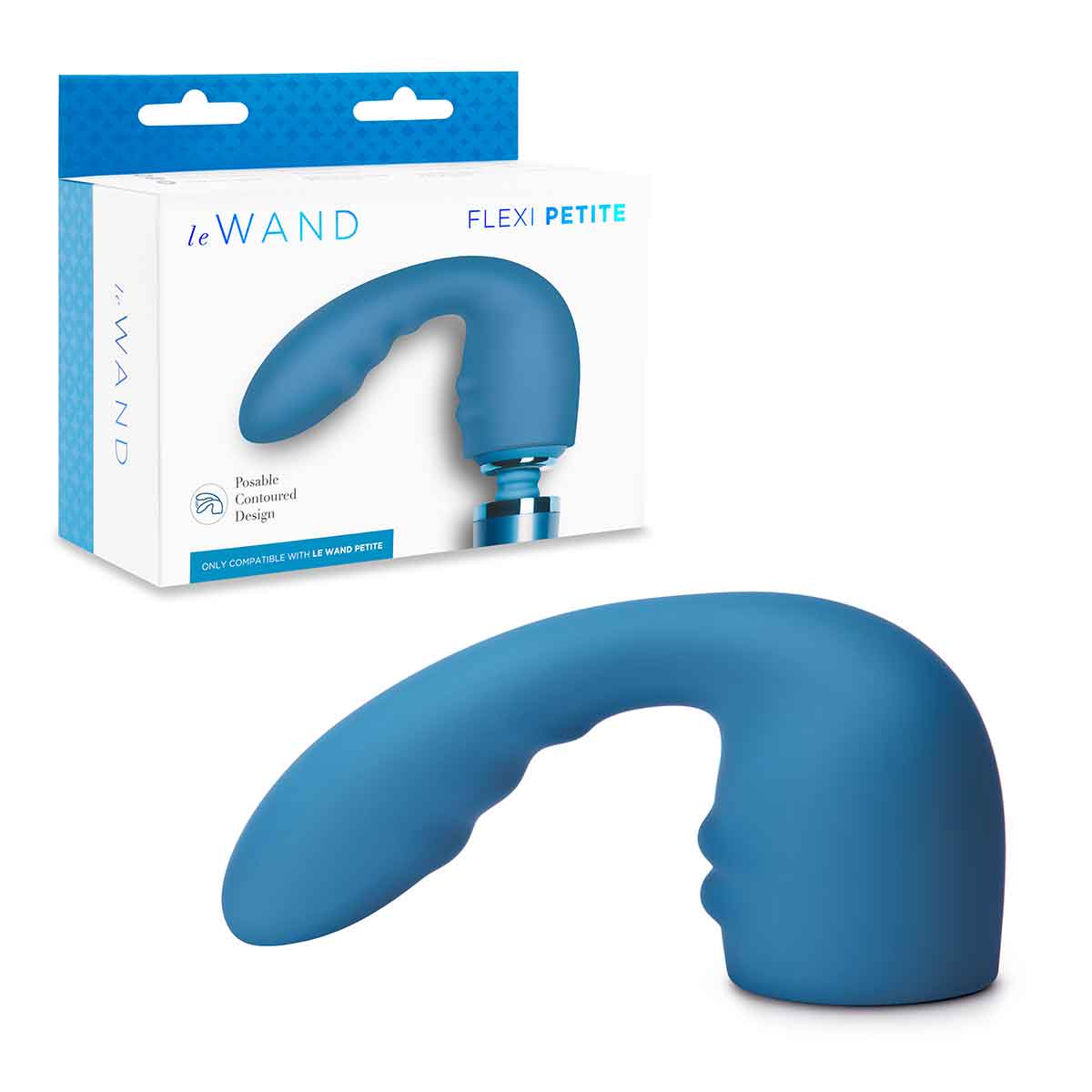 Petite le WAND FLEXI - Насадка для мини-ванда, 9,2 см (синий)