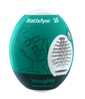Satisfyer Egg Single Naughty - инновационный влажный мастурбатор-яйцо, 7х5.5 см