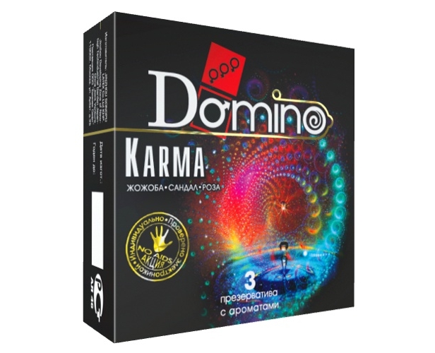 Презервативы DOMINO Karma с ароматом, 3 шт. от ero-shop