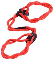 ToyFa - Красные верёвочные оковы на ноги