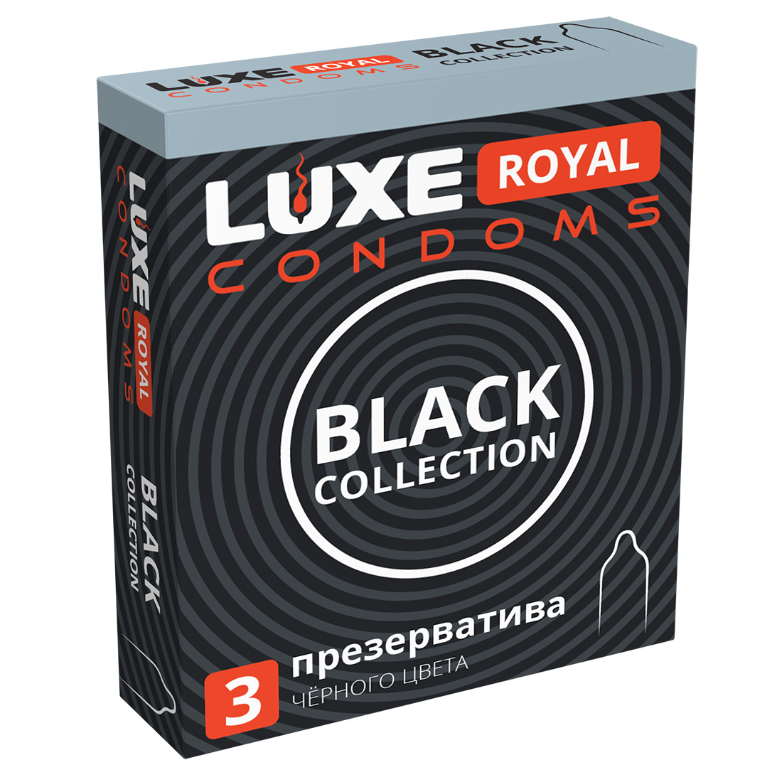 Luxe Royal Black Collection - презервативы, 3 шт. от ero-shop