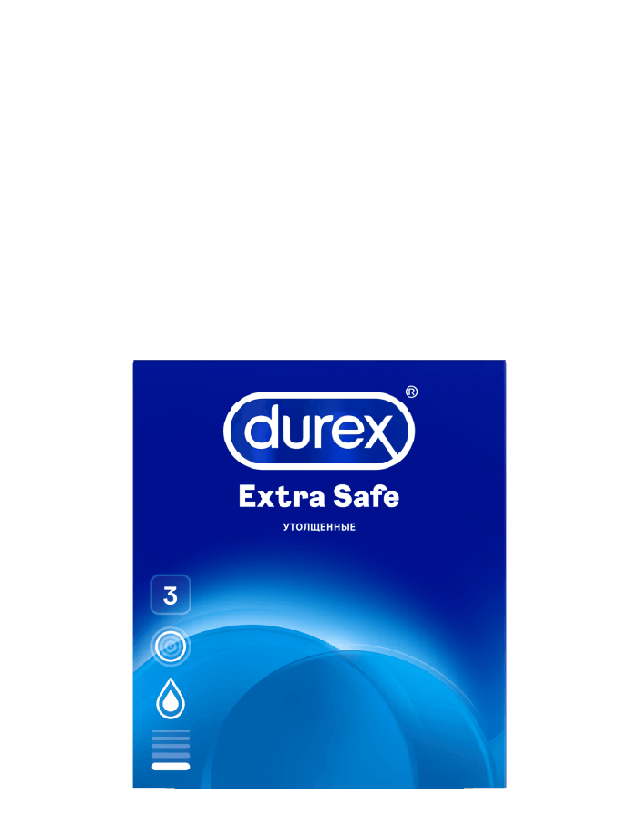 Супер надёжные презервативы Durex Extra Safe (3шт) - фото 1