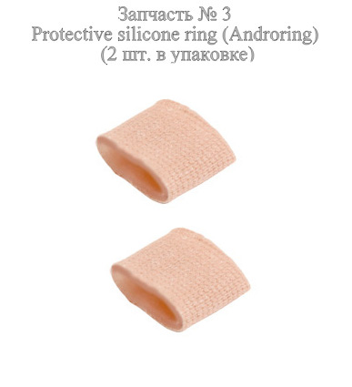 Protective silicone ring (Androring) - запасные части для экстендера Andro-Penis, 2 шт от ero-shop