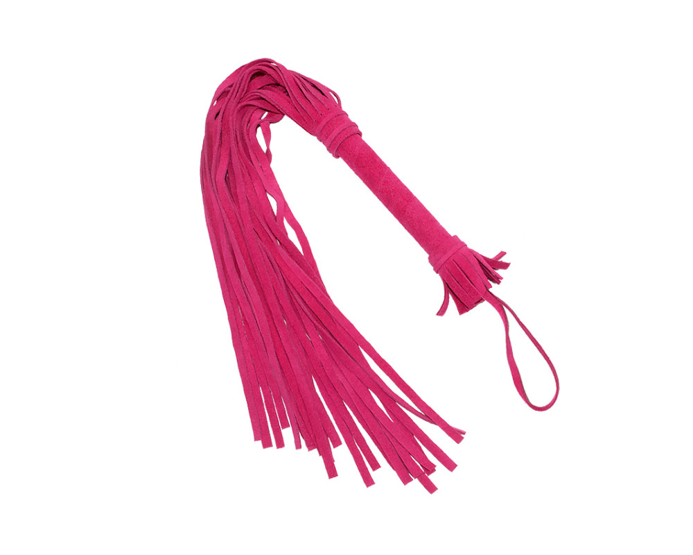 2 032 ₽. СК-Визит - Кожаная плеть с велюровым покрытием 65 см (розовый). 