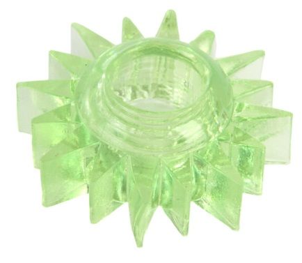 Зеленое эрекционное кольцо-солнце, 1.5 см (зеленый) от ero-shop