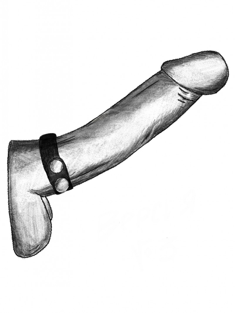 901-05 BX DD / Классический ремень-утяжка на пенис с регулировкой диаметра - фото 1